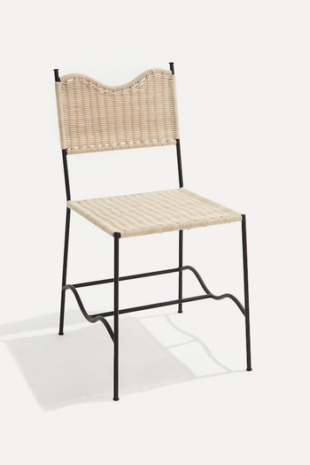 Metal & Rattan Dining Chair from H&M