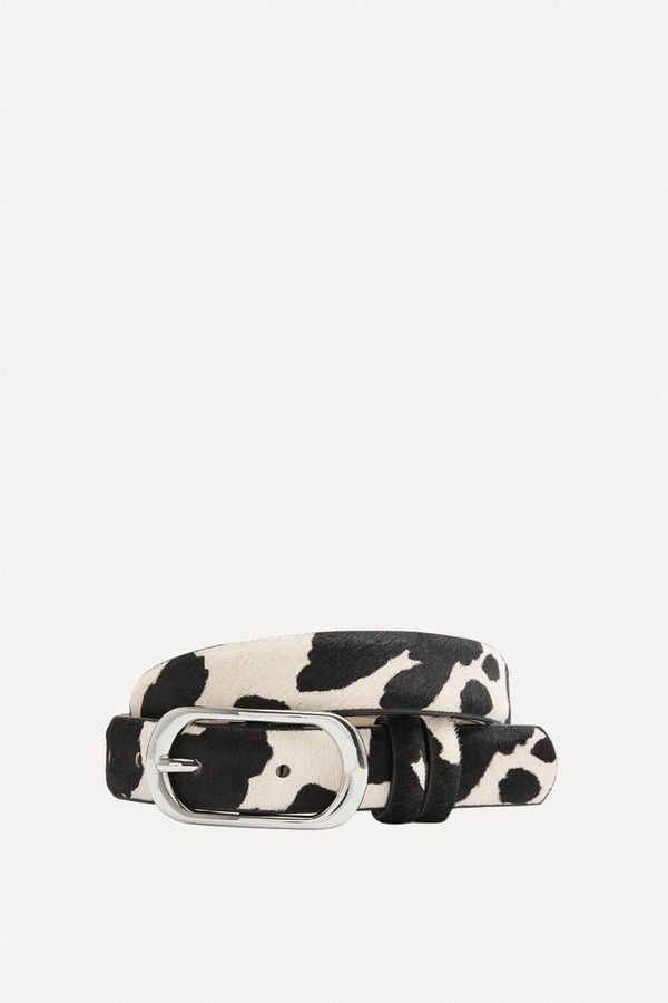 Cow Print Waist Belt