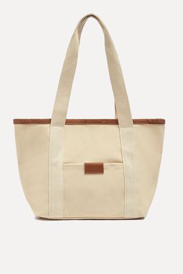 Mini Canvas Tote Bag from Pull & Bear