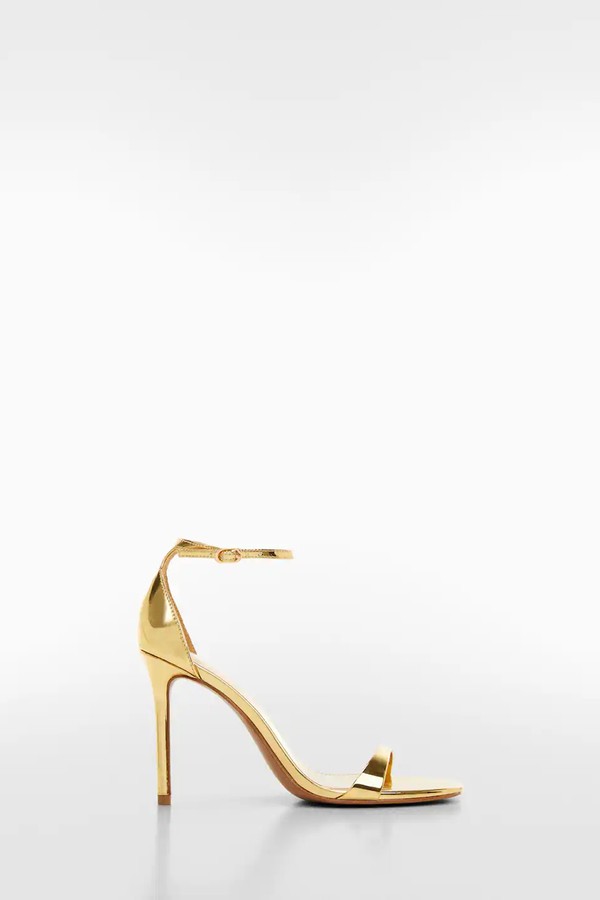 Metallic Heel Sandals