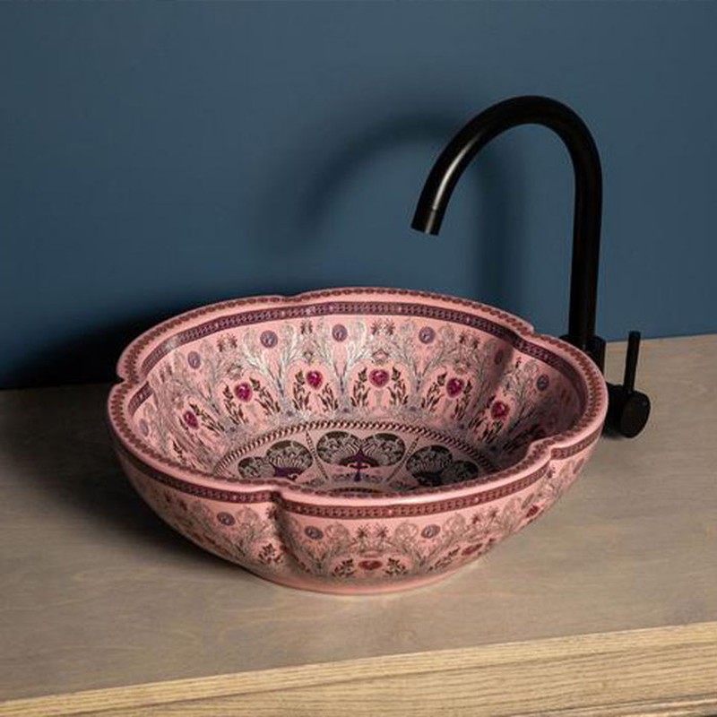 Nyla Petal Shaped Countertop Wash Basin from The Way We Live London