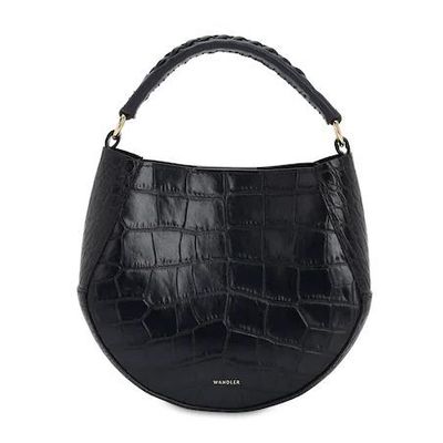 Mini Corsa Croc Embossed Leather Tote from Wandler