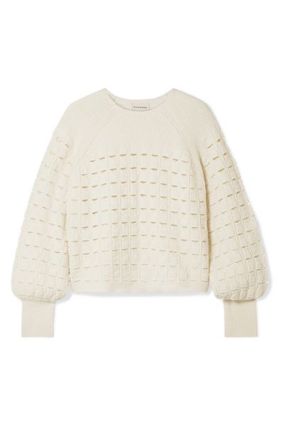 Open Knit Wool Blend Sweater from Malene Birger