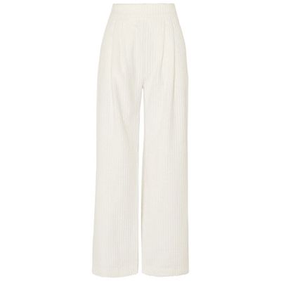 Cotton-Corduroy Wide-Leg Pants from Michael Lo Sordo