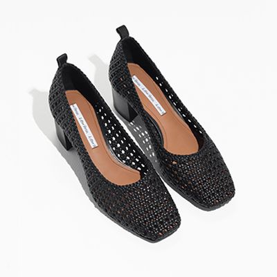 Square Toe Woven Heels from & Other Stories