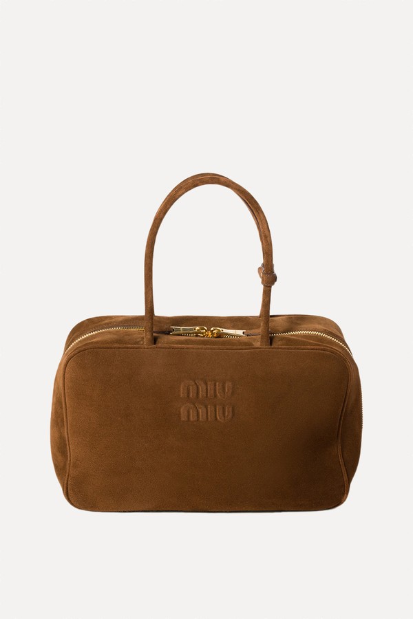 Suede Beau Bag from Miu Miu