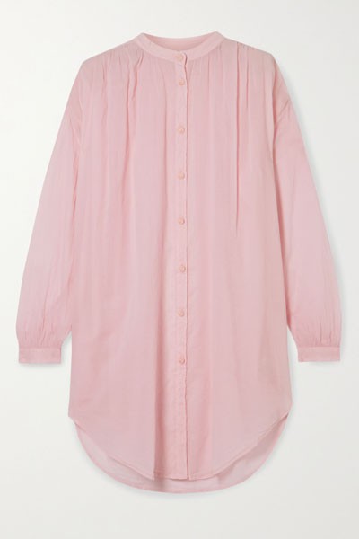 Brea Oversized Cotton-Voile Kaftan from Skin