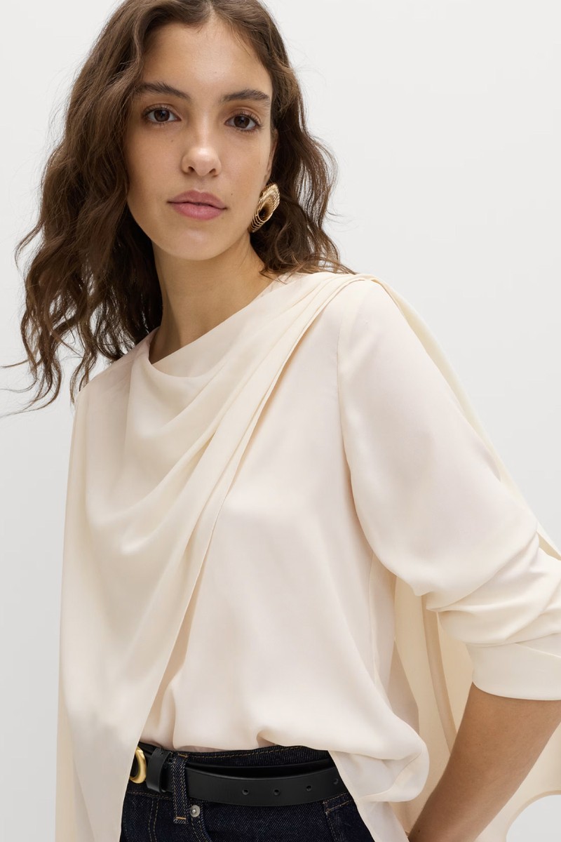 Scarf Detail Blouse from Marks & Spencer