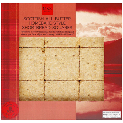 Scottish All Butter Shortbread Squares from M&S