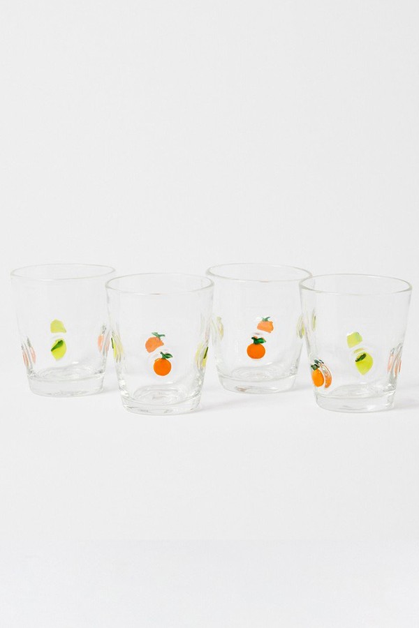Como Fruit Glass Tumblers from Oliver Bonas