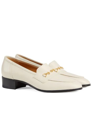 Horsebit Block Heel Loafer from Gucci