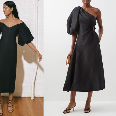 22 Black Midi Dresses To Buy Now