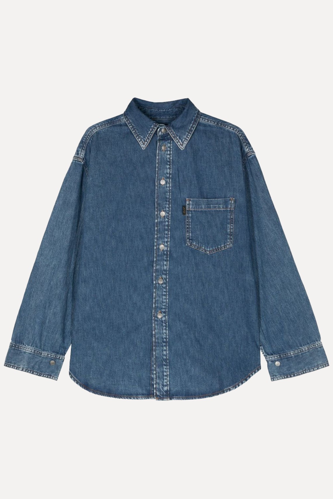 Denim Buttoned Shirt from Haikure 