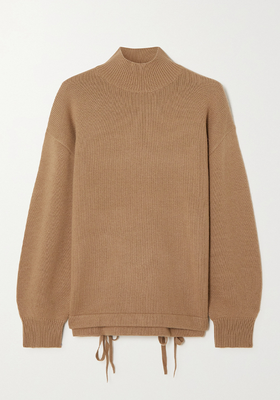 Drawstring-Detailed Turtleneck Sweater from Theory