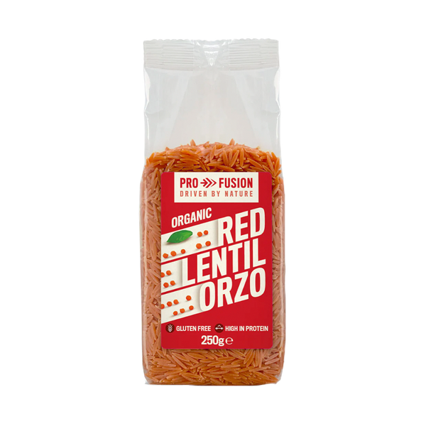 Organic Protein Red Lentil Orzo from Profusion