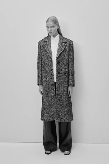 Long Marbled Coat, £79.99 (was £169.99) | Mango