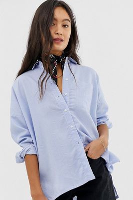 Oversized Pinstripe Shirt from People Tree