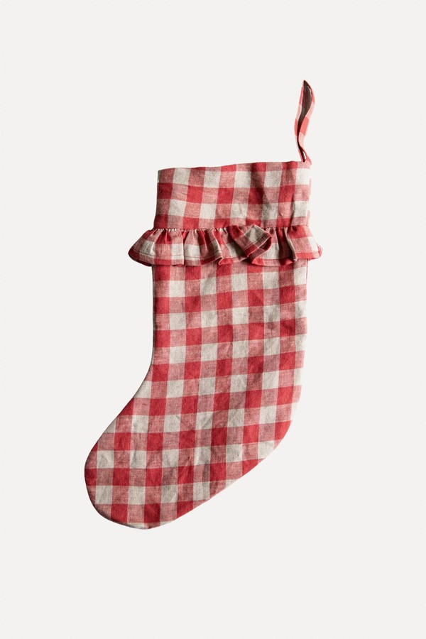 Gingham Christmas Stockings from Skye McAlpine Tavola
