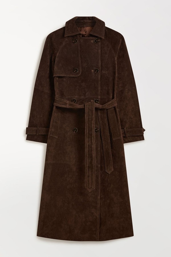 Suede Trench Coat from Rise & Fall