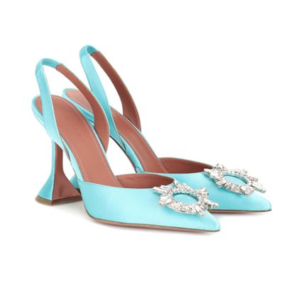 Begum Embellished Satin Pumps from My Theresa