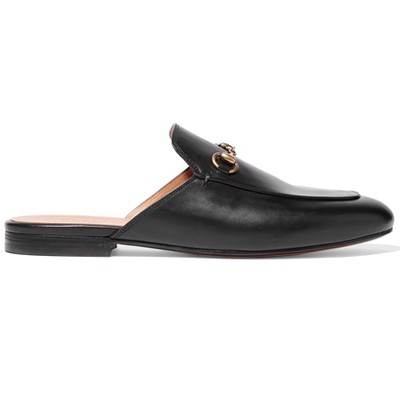 Princetown Horsebit-Detailed Leather Slippers from Gucci