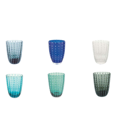 Set of Water Glasses from Villa D'Este