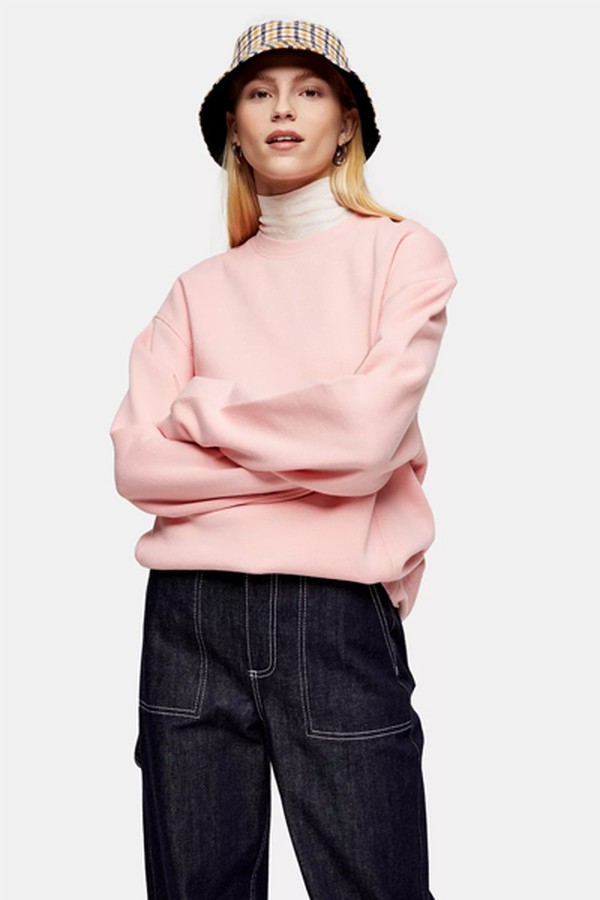 Pink Relaxed Sweatshirt