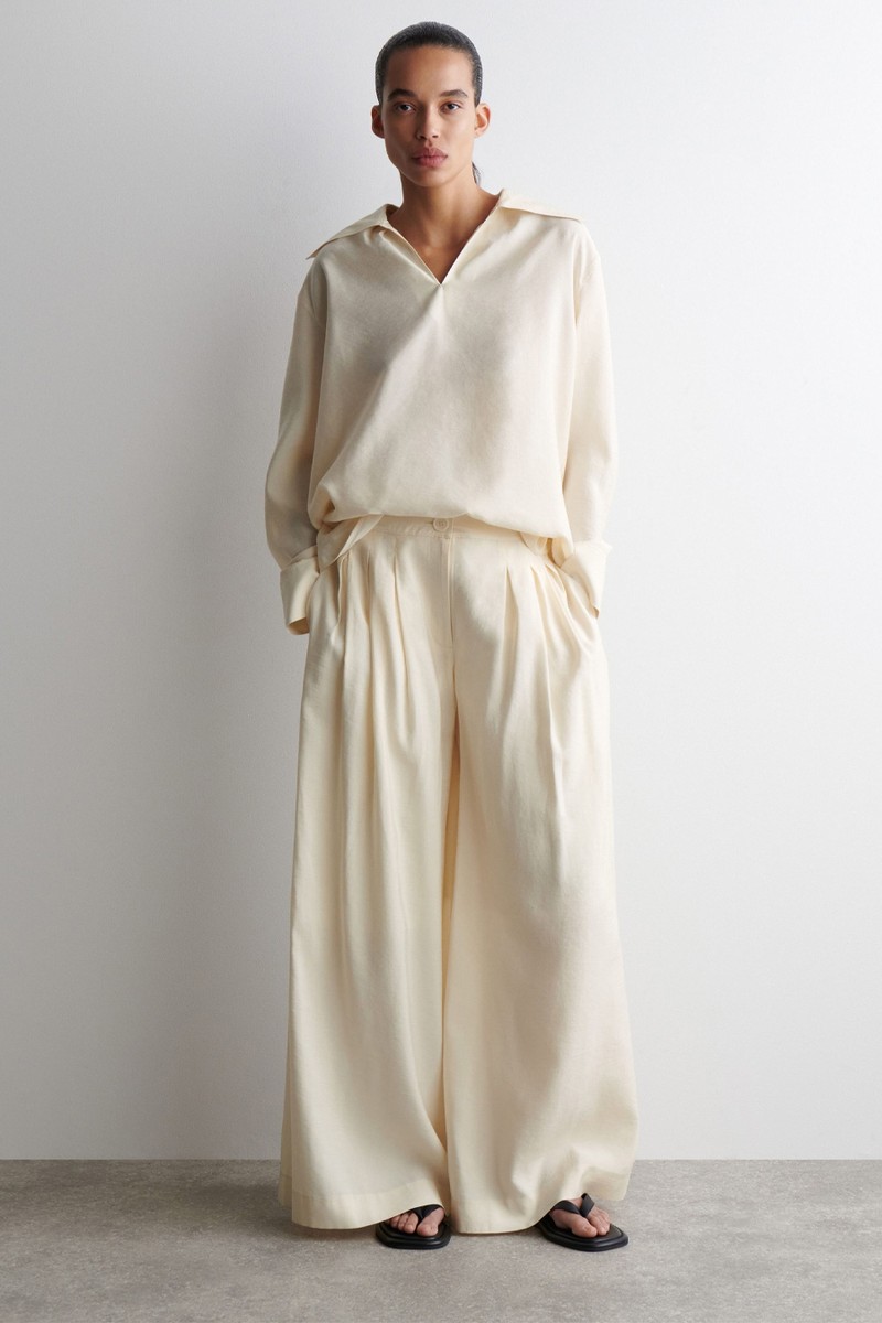 Pleated Wide Leg Trousers from COS
