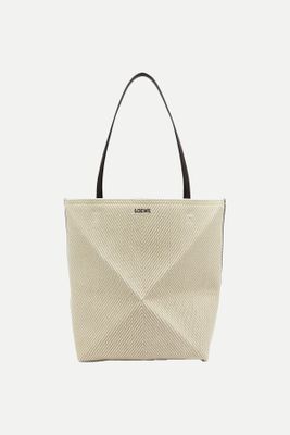Puzzle Fold Medium Canvas Tote from LOEWE