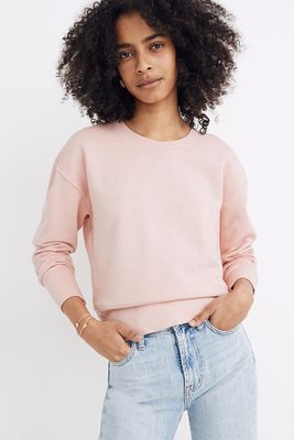 Garment Dyed Crop Sweatshirt from Madewell