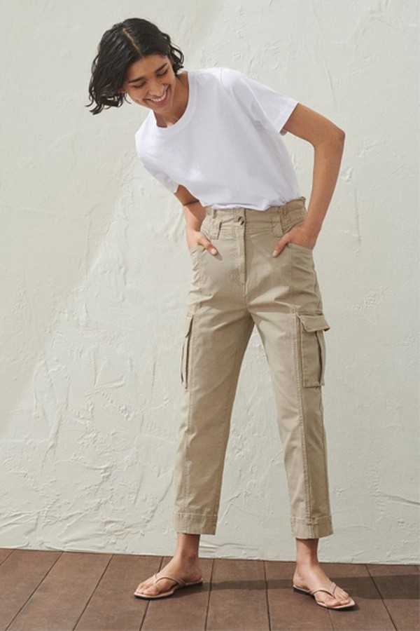 Ankle Length Cargo Trousers