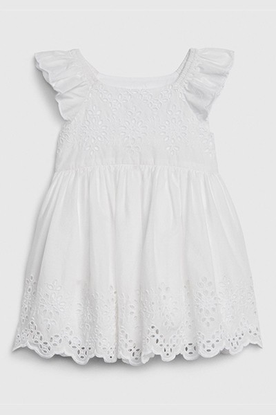 Eyelet Flutter Dress from Gap