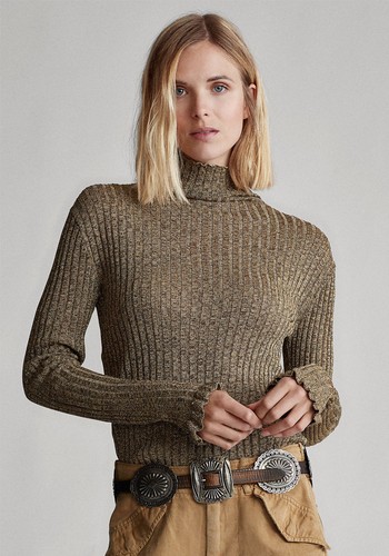 Metallic Roll Neck Jumper, £199.20 (was £249)