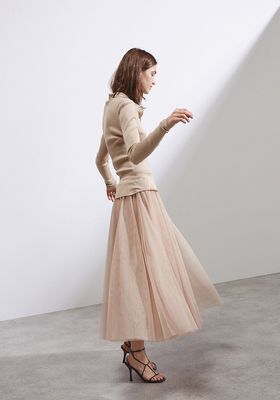 Recycled Tulle Midi Tutu Skirt from Raey