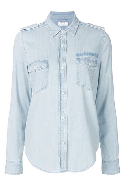 Military Denim Shirt from Frame