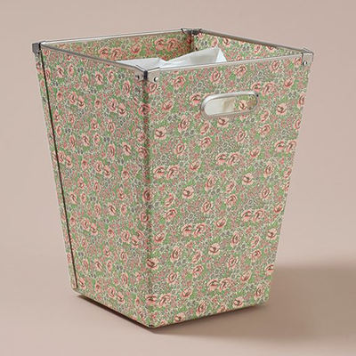 Floral Print Waste Paper Bin from Choosing Keeping