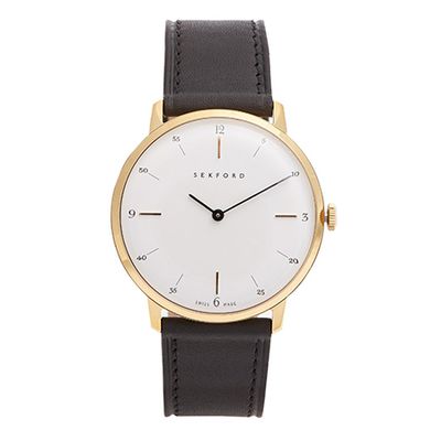 Type 1A Stainless Steel and Leather Watch from Sekford Watches