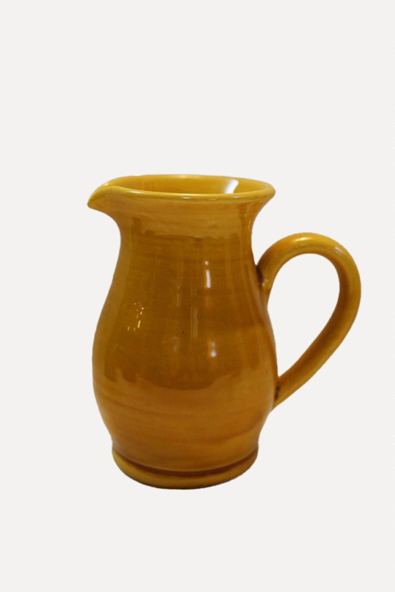 French Handmade Yellow Jug from Clementine Parker