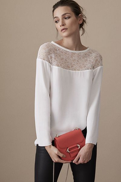 Kiera Lace Detail Top