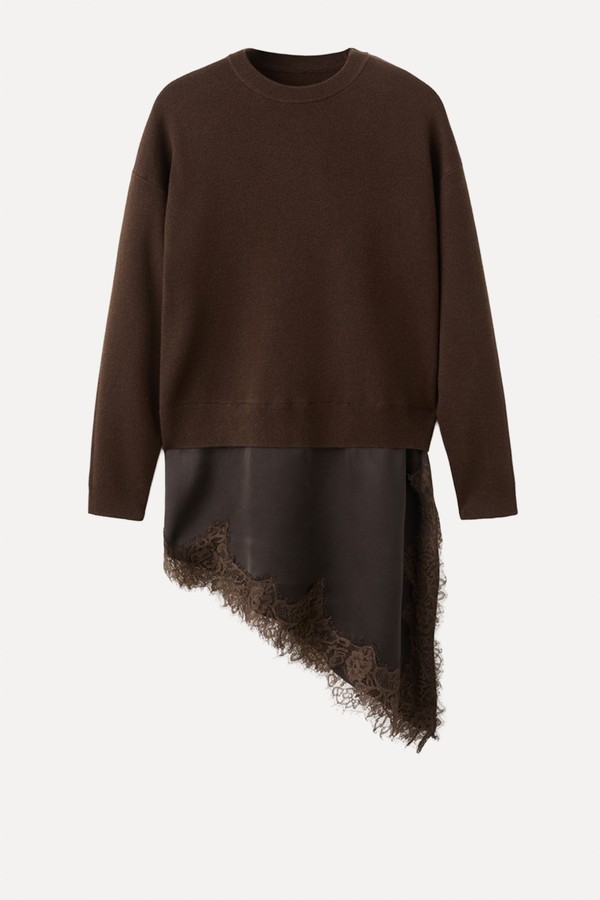 Jumper With Lace Detail