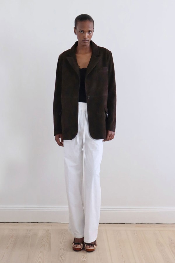  Roux Tailored Suede Jacket
