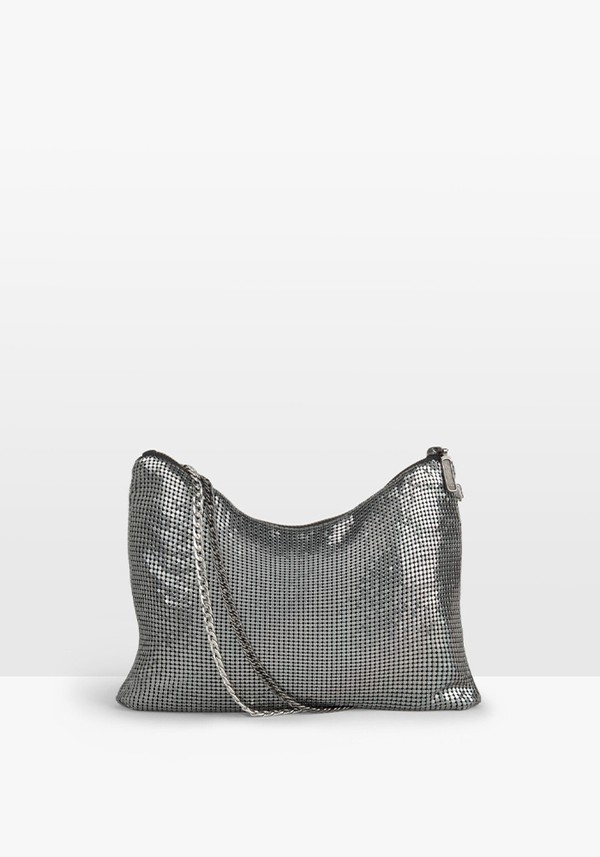 Nancy Metallic Clutch Bag from Hush