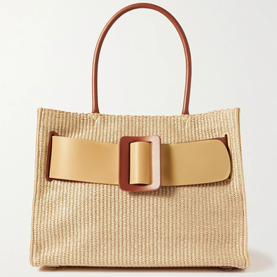 Bobby 36 Raffia Tote