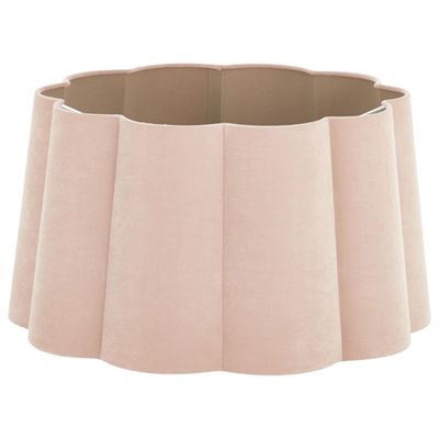 Taupe Scalloped Light Shade