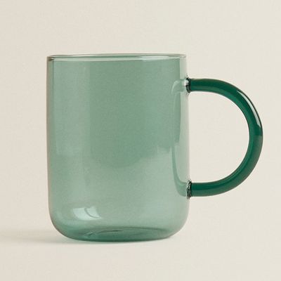 Plain Borosilicate Glass Mug