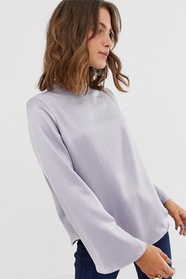 Blouse With High Neck from River Island