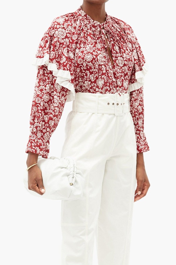 Floral-Print Cotton-Voile Blouse from See By Chloé