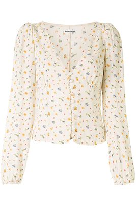 Nell Floral-Print Blouse from Reformation