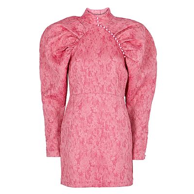 Number 1 Pink Jacquard Mini Dress from Rotate By Birger Christensen