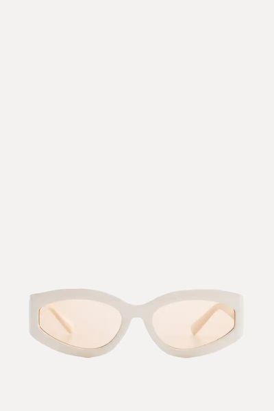 Curved Frame Sunglasses from Mango